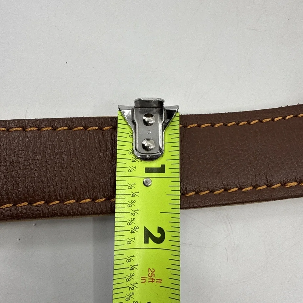 Riparo Genuine Leather Padded Dog Heavy Duty K-9 Adjustable Collar 24